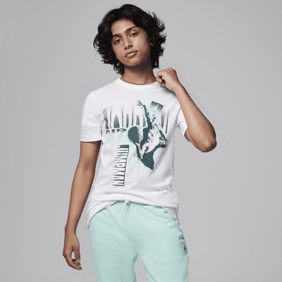 Air Jordan Big Kids Court Fade T Shirt
